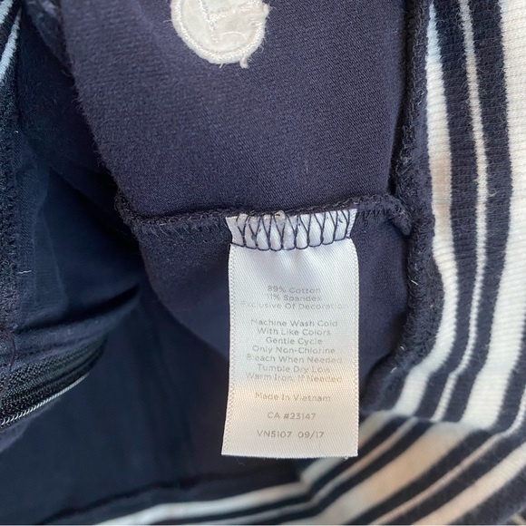 T by Talbots Full Zip Track Jacket Navy Size Large Petite - Picture 5 of 6